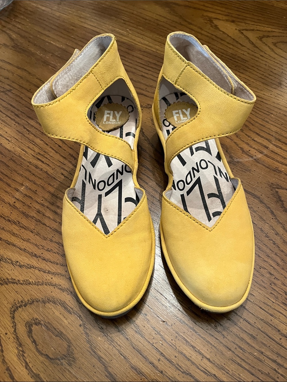 Fly London Pats801fly wedge shoes, size 39